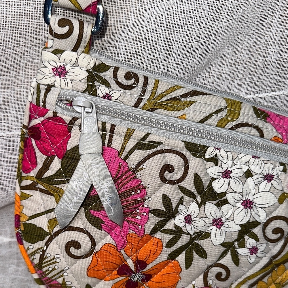 Vera Bradley Tea Garden Pattern Mini Crossbody Bag Shoulder Bag Designer NWOT - Picture 4 of 15
